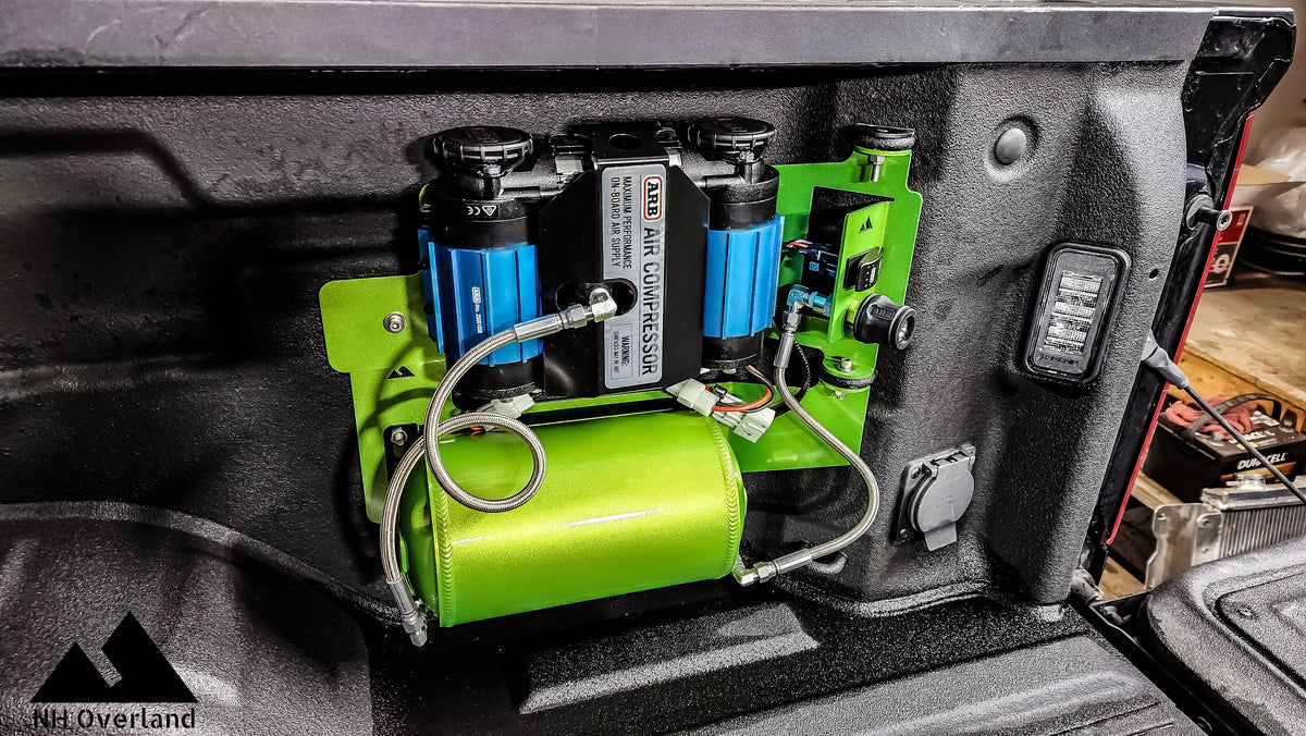 20+ GM HD Bedside Compressor Mount – NH Overland