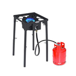 130,000 BTU High Pressure Single Propane Burner Perfect for Home Brewing, Turkey Fry, Maple Syrup Prep