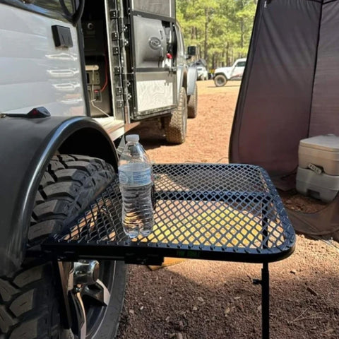 SMALL -  Aluminum Camping Tire Table