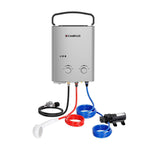 Camplux AY132MAXP Portable Propane Water Heater, Pump Stand Kit
