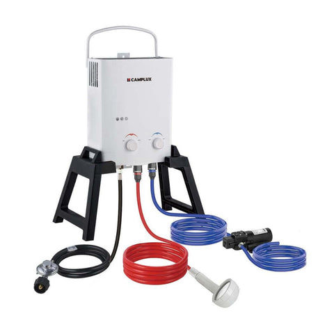 Camplux AY132MAXP Portable Propane Water Heater, Pump Stand Kit