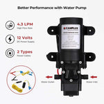 Camplux AY132MAXP Portable Propane Water Heater, Pump Stand Kit