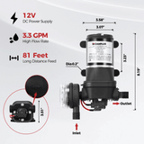 Camplux BD264P120 Propane Outdoor Water Heater Pump Kit