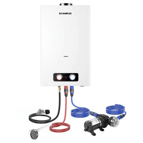 Camplux BD422P120 Propane Outdoor Water Heater Pump Kit