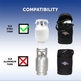 Flame King Propane Gas Hauler for 5lb Propane Tank Insulated Protective Carry Case