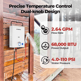 Camplux First F10 LPG Camping Water Heater