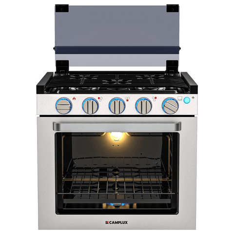 Camplux RV Stove Gas Range Oven w/ 3 Burners Cooktop 21 Inches CLASSIC