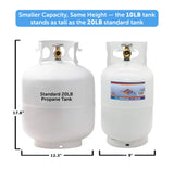 Flame King 10lb Propane Tank LP Cylinder with OPD