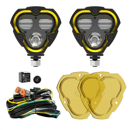 FLEX ERA® 3 DUAL MODE SAE FOG LIGHTS MASTER KIT #284
