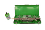 Flame King Portable 3 Burner Grill Propane Gas Camping Stove Toast Tray