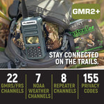 2 PACK - Rugged GMR2 PLUS GMRS and FRS Two Way Handheld Radios
