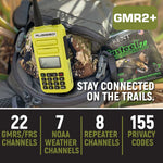 2 PACK - Rugged GMR2 PLUS GMRS and FRS Two Way Handheld Radios