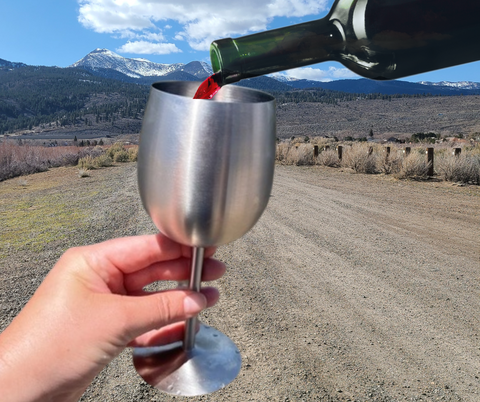 Tire Table Wine Glasses - 18 oz