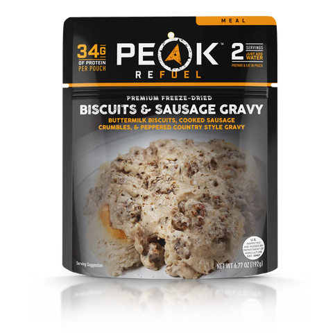 Peak Refuel Biscuits & Sausage Gravy